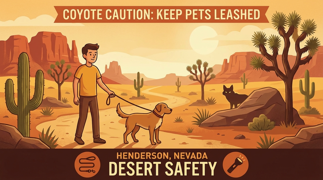 Coyote Safety for Dogs in Henderson & Inspirada | A Vet's Guide